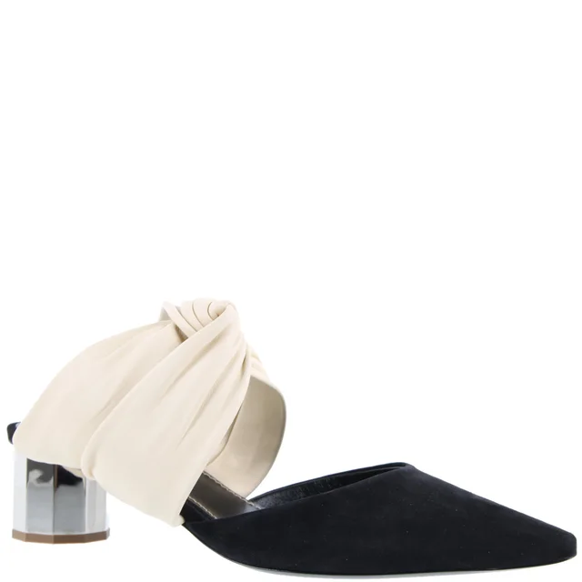 Proenza Schouler Twisted Block Mule 40 Nappa/Suede, Cream from Cultstatus, photo 1 of 1