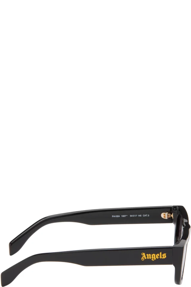 Palm Angels Black Ventura Sunglasses, photo 2 of 4 from SSENSE