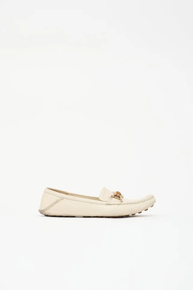 Gucci Leather Driving Loafer in Leather from VSP Consignment
