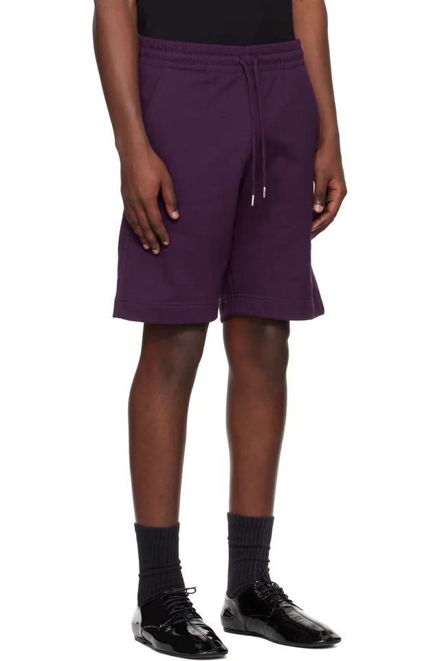 Dries Van Noten Purple Drawstring Shorts, photo 2 of 2 from SSENSE