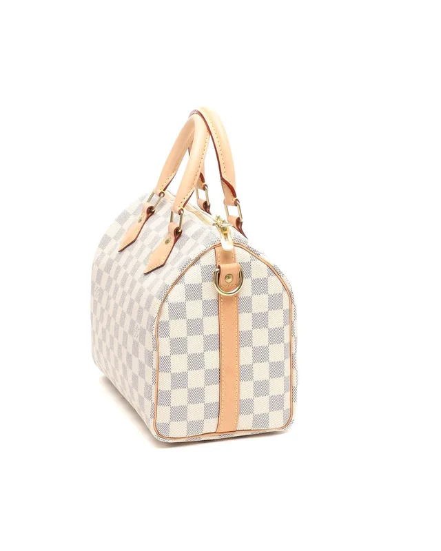 Louis Vuitton Damier Azur Speedy Bandoulière 25 Bag in Canvas from A Retro Tale, photo 2 of 8