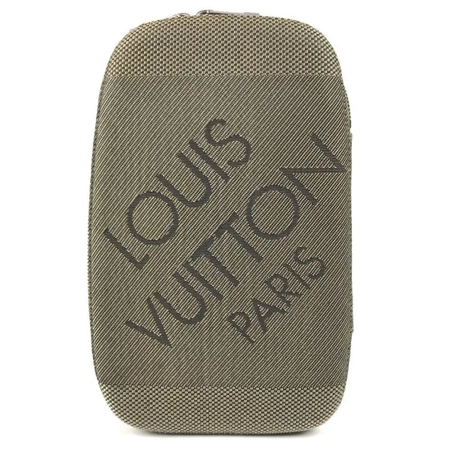Louis Vuitton Belt Bag Damier Geant Canvas Khaki in Green Canvas from The Reluxe