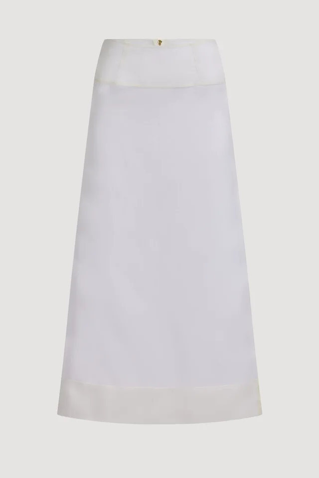 AJE Mirella Organza Skirt in White from Aje, photo 1 of 1