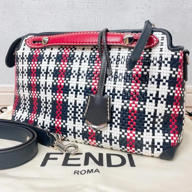 Fendi By The Way 2-Way Handbag Check from The Reluxe