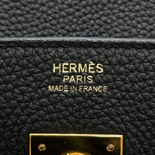 Hermès Birkin Black Togo Leather Size 30 in Black Togo leather from GALLERY RARE, photo 15 of 16