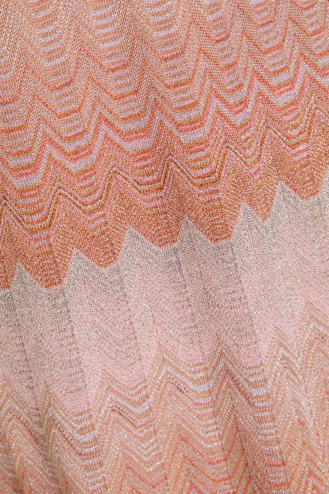 Missoni Metallic Zigzag Crochet-Knit Turtleneck Mini Dress, photo 5 of 8 from THE OUTNET