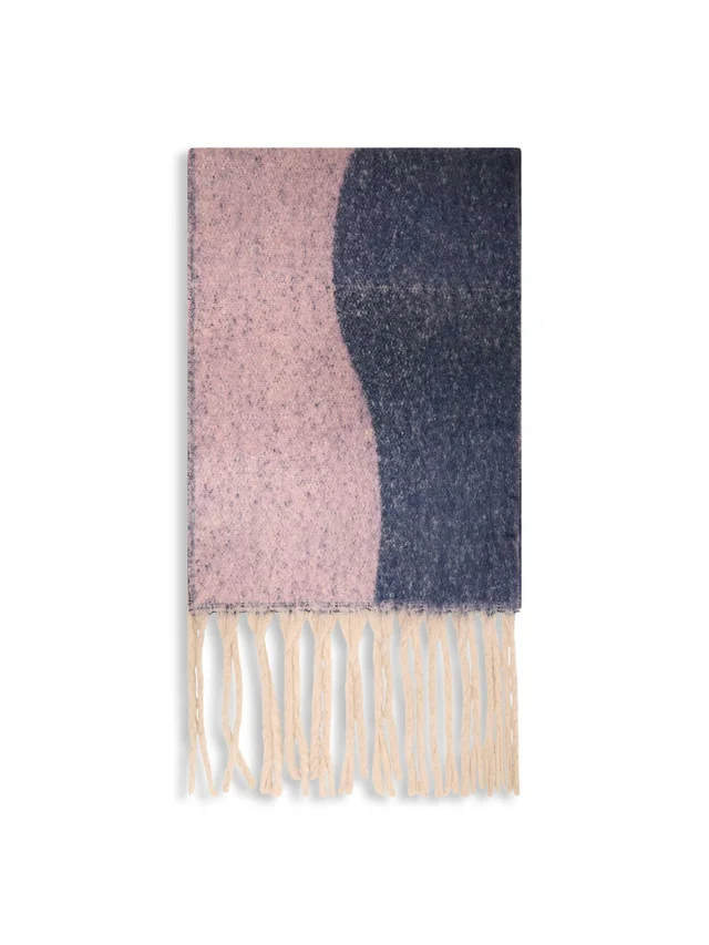 James Lakeland Wave Detail Scarf in Pink from Fenwick, photo 1 of 1