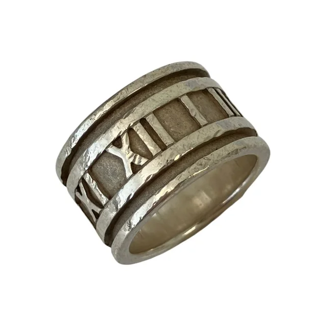 Tiffany & Co. Wide Atlas Ring Silver in Silver from The Reluxe