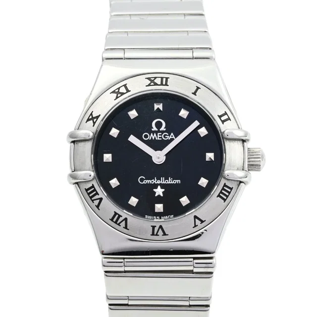 Omega Constellation Mini Mye Choice 1561.51 Quartz Black from VINTAGE QOO TOKYO