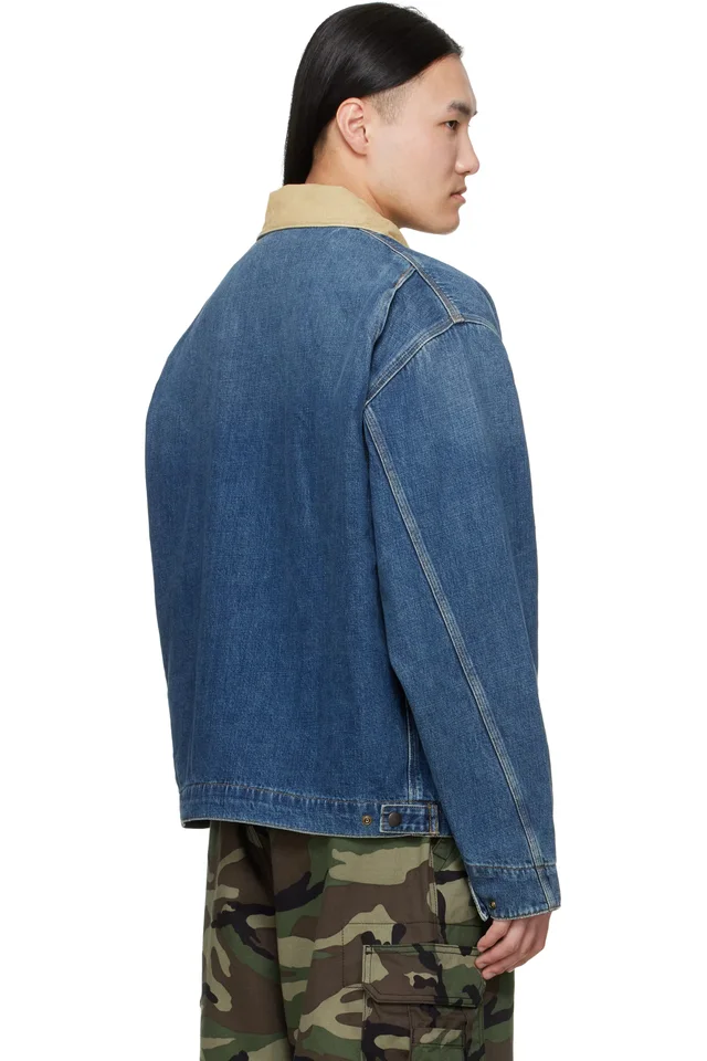 Carhartt Work In Progress Blue OG Detroit Denim Jacket, photo 3 of 4 from SSENSE