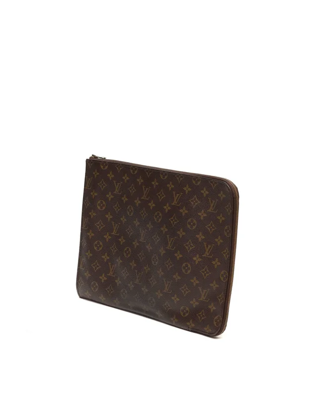 Louis Vuitton Monogram Laptop Case, 17-inch in Coated canvas from A Retro Tale, photo 2 of 12