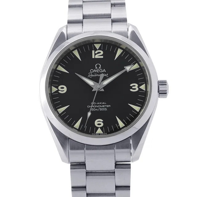 Omega Seamaster Aqua Terra Railmaster W39.2mm Stainless Steel Black Dial2503.52 in Black from GALLERY RARE