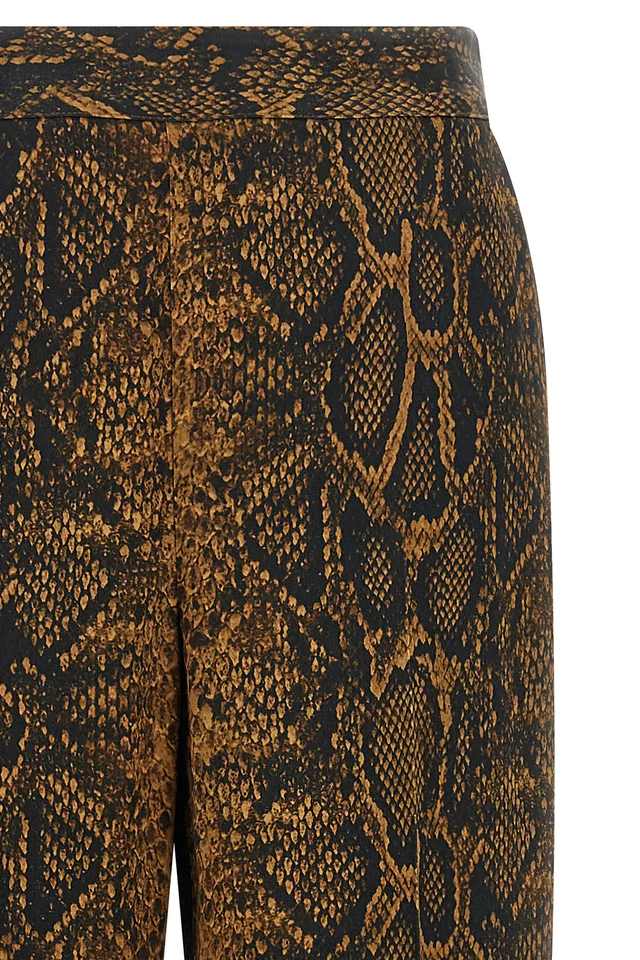 Twinset Wide-Leg Animal Print Pants, photo 3 of 4 from SENSER