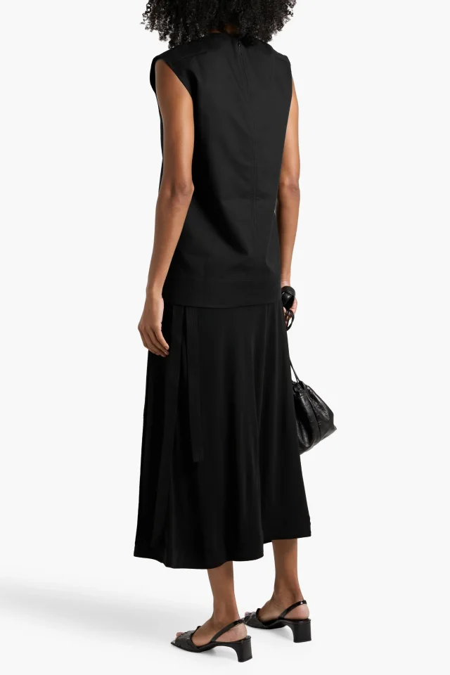 Toteme Organic Cotton-Twill Sleeveless Top, photo 3 of 4 from THE OUTNET