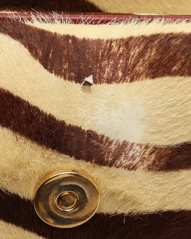 Gucci Medium Arli Zebra Ponyhair Bag in Leather from A Retro Tale, photo 6 of 10
