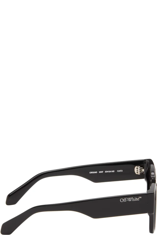 Off-White Black Akron Sunglasses, photo 2 of 2 from SSENSE