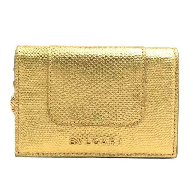 Bvlgari Card Case Serpenti in gold Leather from Poshmark, photo 1 of 1