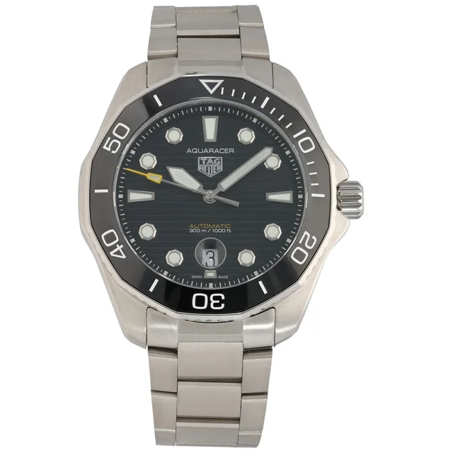 TAG Heuer Aquaracer WBP201A 43mm Stainless Steel Watch from H&T
