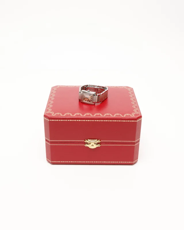 Cartier Tank Française 20mm Ref 2384 Mother-of-Pearl Dial Watch from A Retro Tale, photo 2 of 2