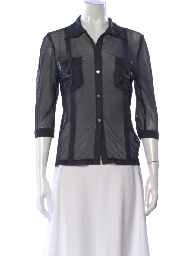 Louis Vuitton blouses in black from The RealReal