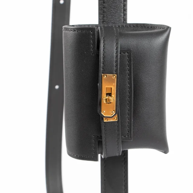 Hermès Kelly Moove Black Swift GHW in Black Swift leather from Labellov, photo 5 of 8
