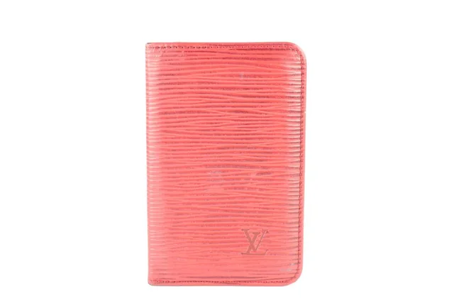 Louis Vuitton Red Epi Card Holder Wallet in Red from Bagriculture