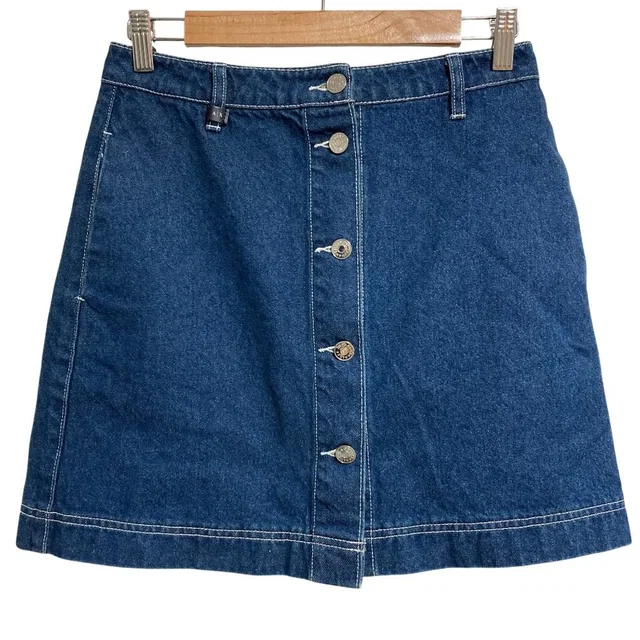 Giorgio Armani Exchange Denim Skirt in Denim from LuxUness