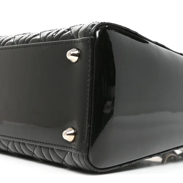 Patent Cannage Large Lady Dior Black in Black Patent leather from FASHIONPHILE, photo 10 of 10