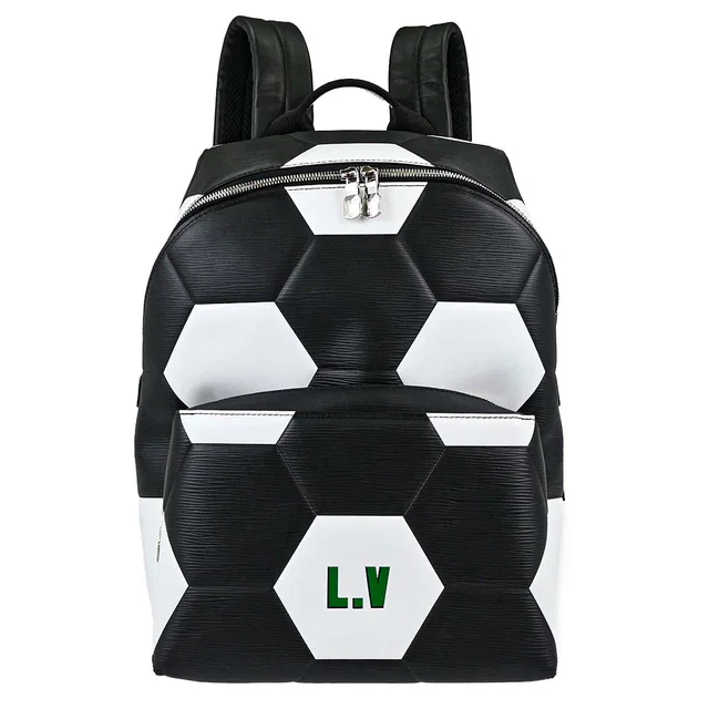 Louis Vuitton 2018 Black White Epi Apollo Backpack M52186 in Black Leather from AMORE Vintage Tokyo