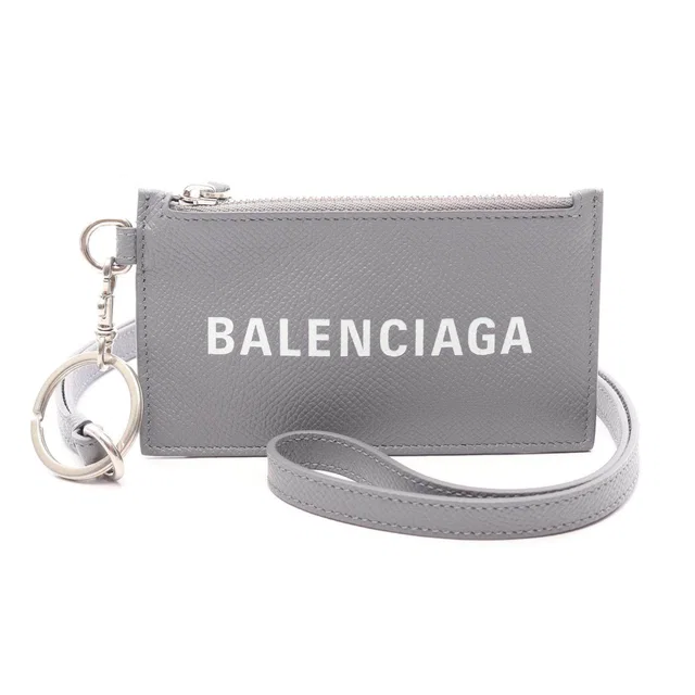 Balenciaga CASH Leather Coin Case in Leather from LuxUness