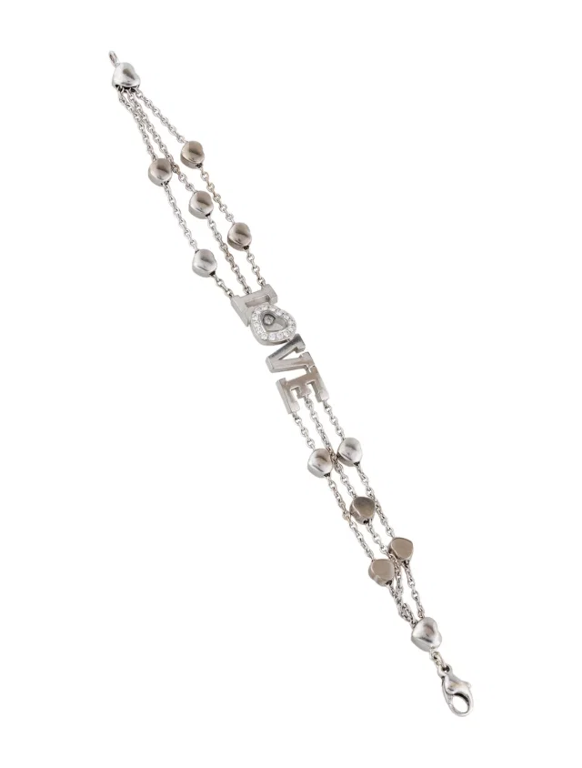 Chopard 18k Diamond Love Happy Bracelet, 6.25" in multicolor from The RealReal