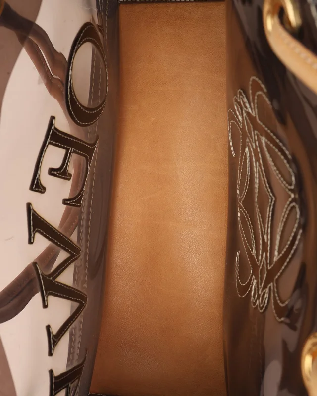 Loewe Transparent Amazona Tote Bag in Leather from A Retro Tale, photo 5 of 8
