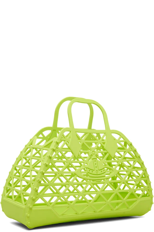 Vivienne Westwood Green X-Ray Tote, photo 2 of 4 from SSENSE