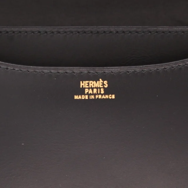 Hermès Constance handbag, 18 cm, small size in Black Box leather from Collector Square, photo 4 of 5