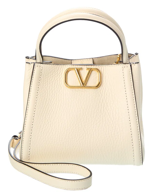Valentino VLogo Leather Shoulder Bag, image 1 of 1 from Gilt