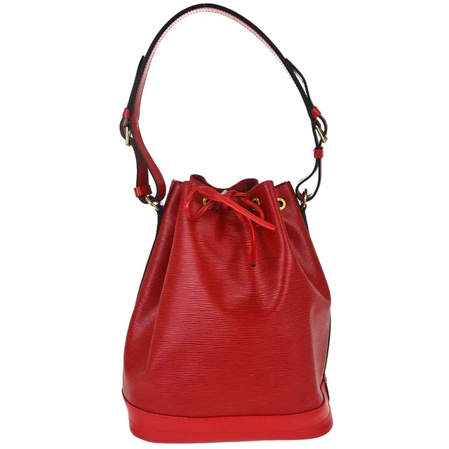Louis Vuitton 2001 Red Epi Noe Shoulder Bag M44007 in Red Leather from AMORE Vintage Tokyo