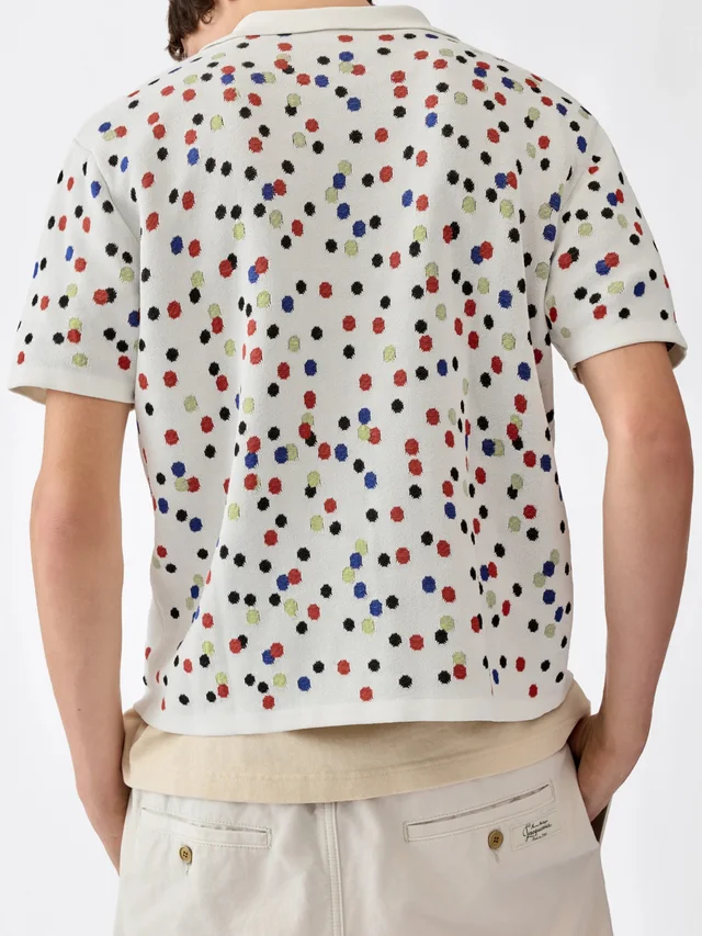 Jacquemus Confettis Patterned Polo Shirt, photo 3 of 5 from SENSER