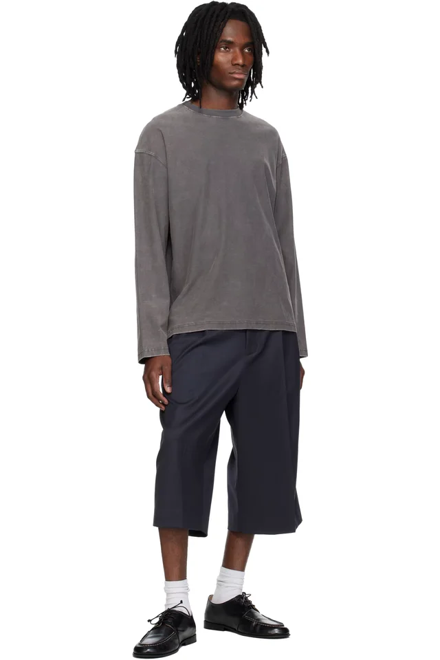 MMIC Gray Veil Longsleeve T-shirt, photo 4 of 4 from SSENSE