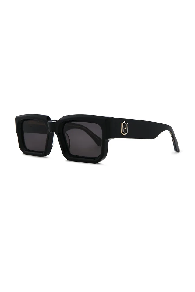 James Oro Titan Sunglasses in Black, photo 2 of 3 from REVOLVE (Canada)