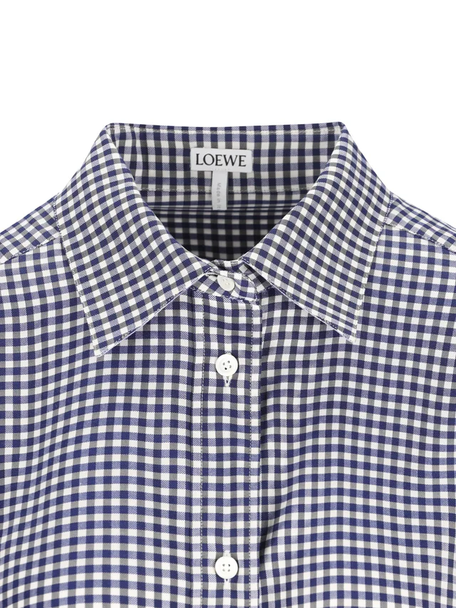 Loewe Long Sleeve Checked Shirt, photo 6 of 9 from SENSER