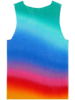 Agr Sleeveless T-shirt with gradient effect in 100% Cotton, photo 3 of 3 from LUISAVIAROMA