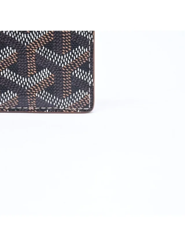 Goyard Saint Sulpice Card Case Black Brown in black|brown|red Calfskin from Poshmark, photo 4 of 12