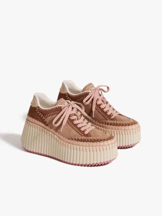 Chloé Nama Platform Low-Top Sneakers, photo 2 of 6 from SENSER