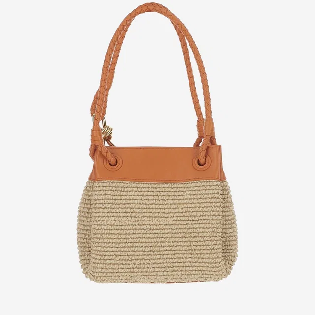 Bottega Veneta Parachute Shoulder Bag — Beige Nylon in Beige Nylon from HEWI