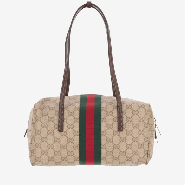 Gucci Ophidia Shoulder Bag — Beige Cotton in Beige Canvas from HEWI