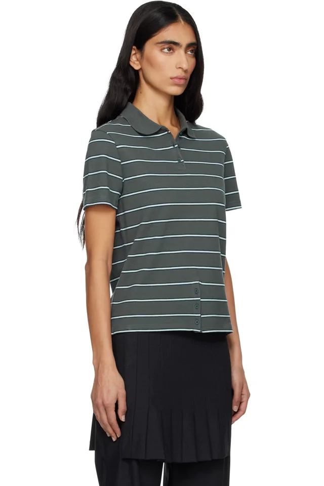 Paloma Wool Gray Julieta Polo, photo 2 of 4 from SSENSE