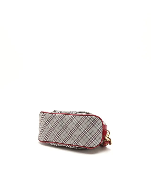 Burberry Label Nova Accessory Pouch in Blue Canvas from A Retro Tale, photo 4 of 7