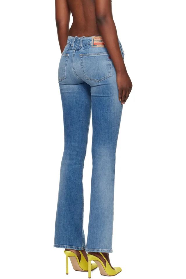 Diesel Blue 1969 D-Ebbey-T Bootcut Jeans, photo 3 of 4 from SSENSE