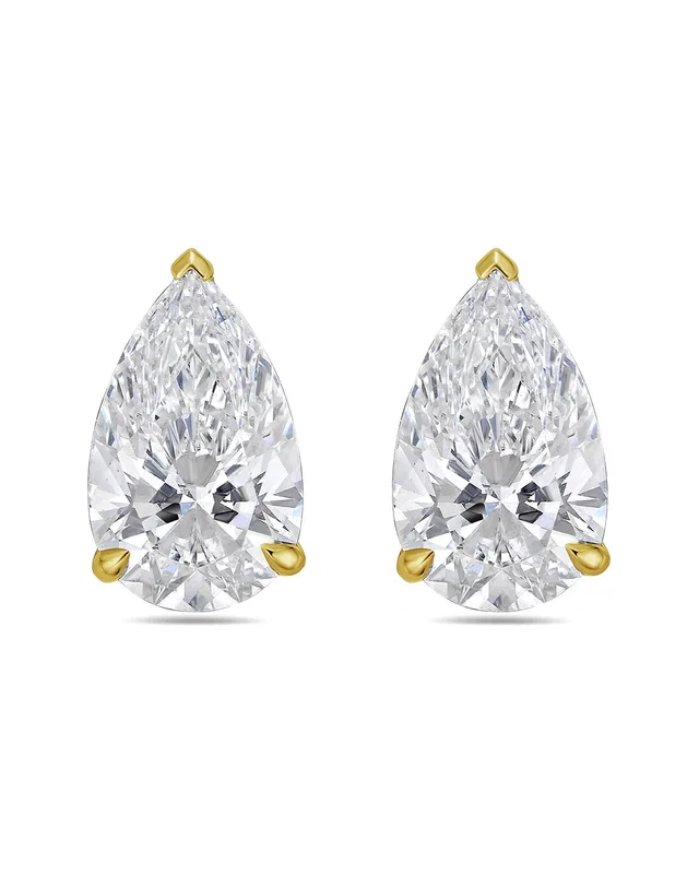 Diana M Lab Grown Diamonds Diana M. 14K 4.00 ct. tw. Lab-Grown Diamond Earrings, image 1 of 1 from Gilt