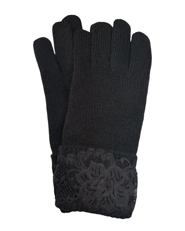 Marcus Adler Lace Applique Knit Glove, image 1 of 1 from Rue La La